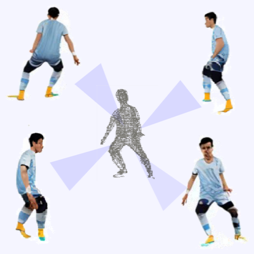 Paper Teaser - Clothed Human Reconstruction with Occlusion-Resilience and Multiview-Consistency